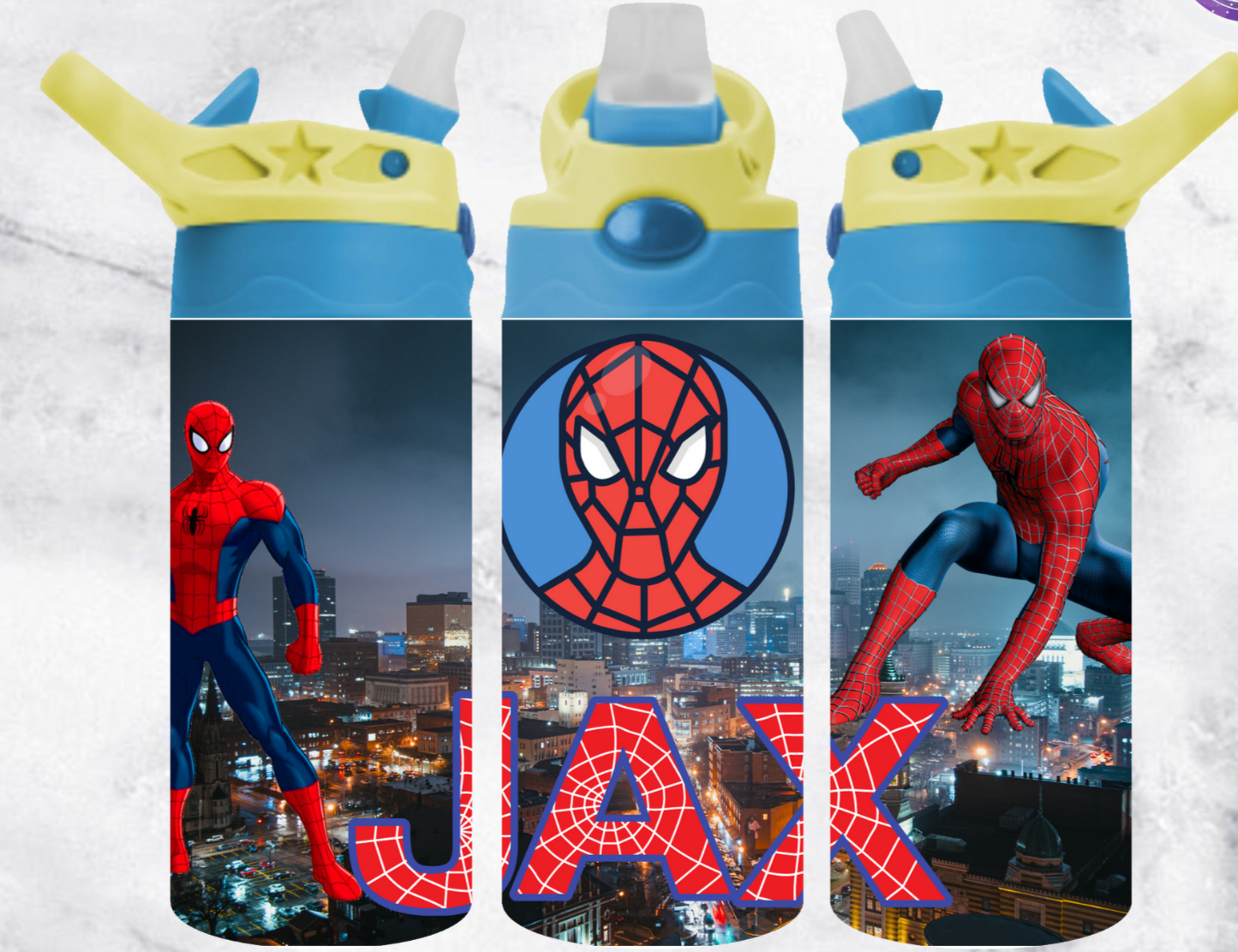 12oz Kids Water Bottle  Personalized Spiderguy – The Country Coop