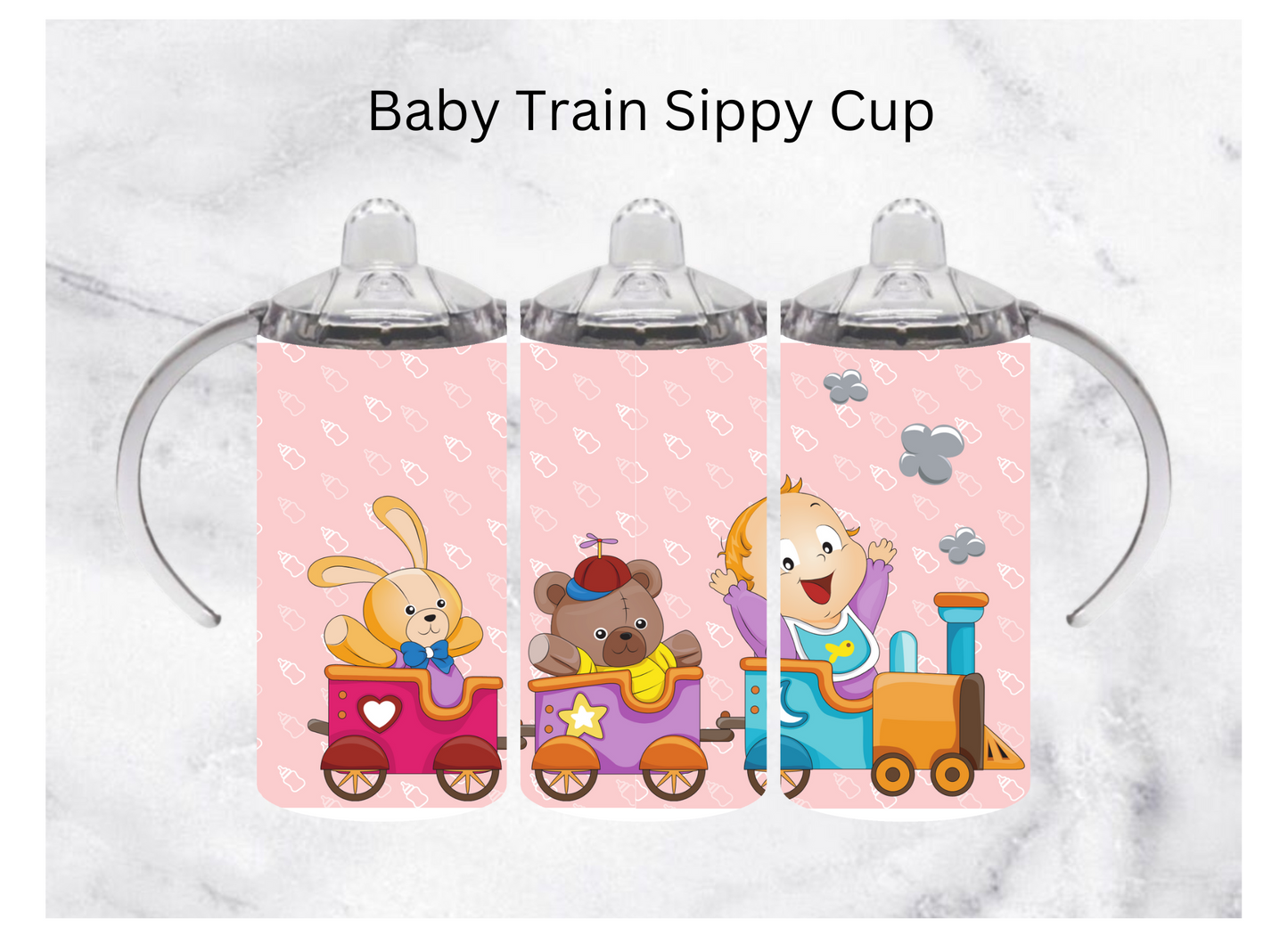 12oz Sippy Cup | Trains