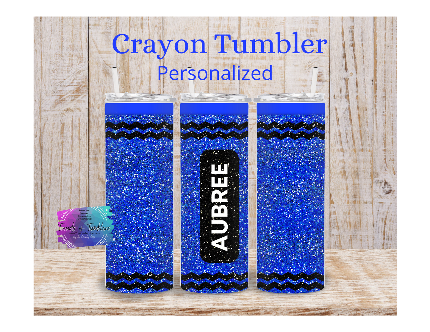 20oz Custom Tumbler | Crayon