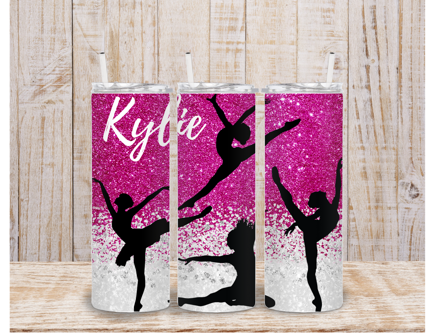 20oz Personalized  Tumbler | Dance Glitter