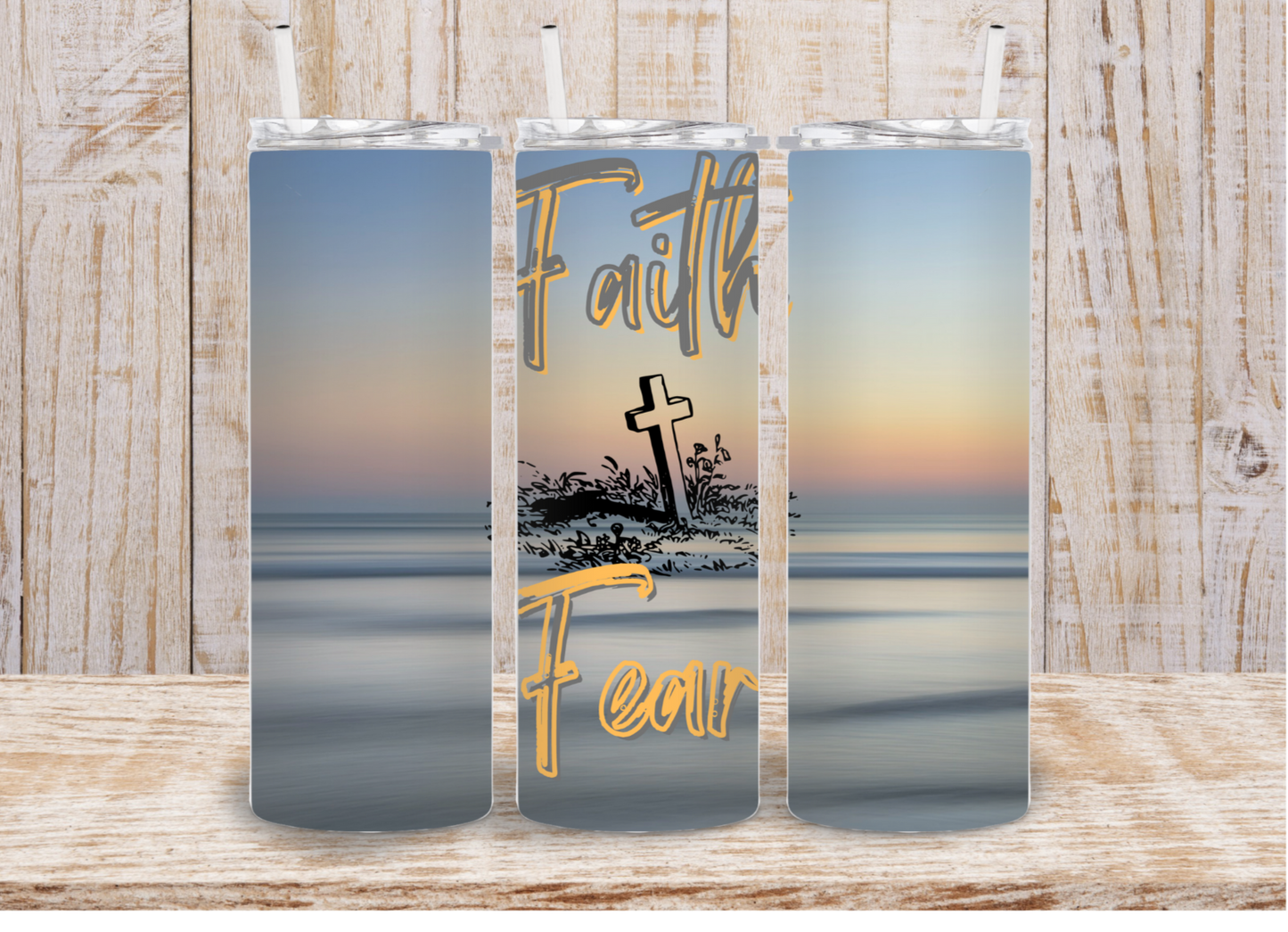 20oz Tumbler | Faith Over Fear