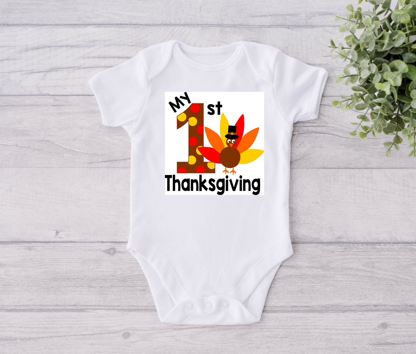 My First Thanksgiving Onesie