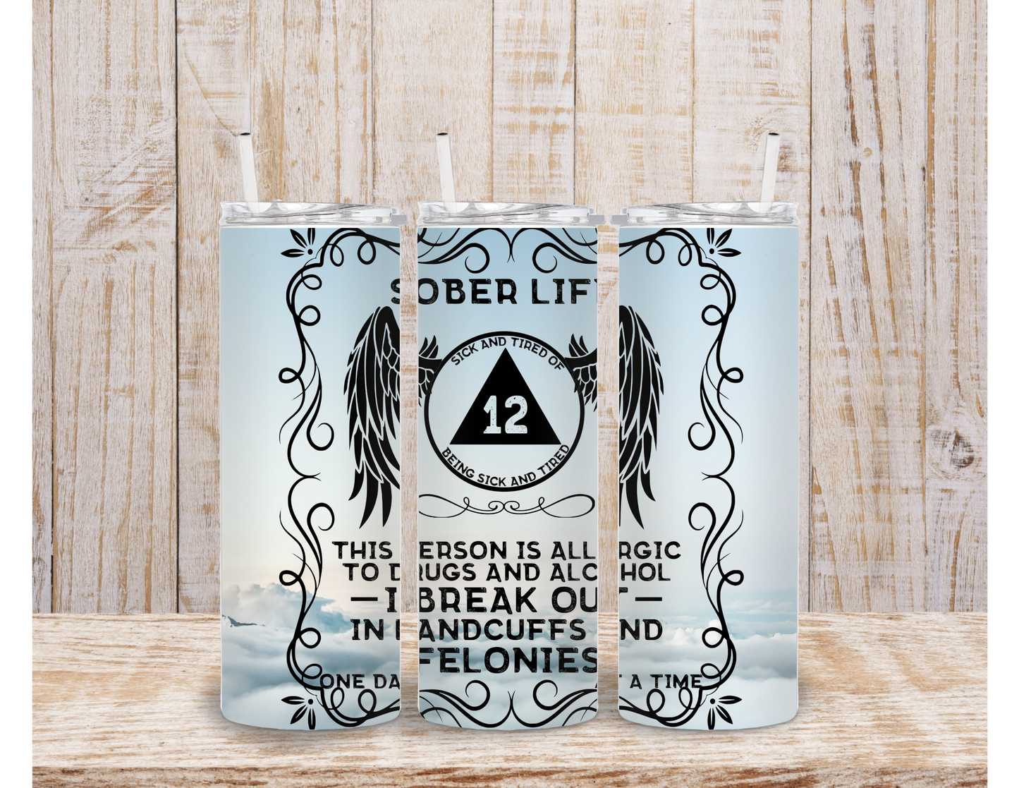 20oz Tumbler | Sober Life