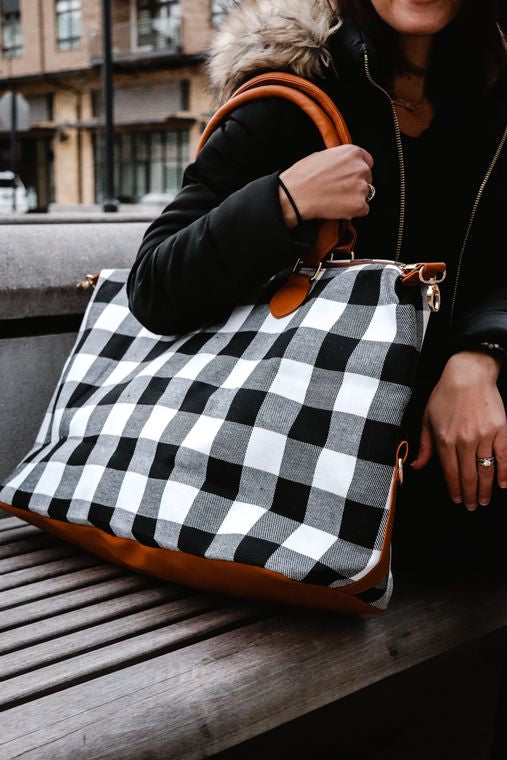 Buffalo Plaid Weekender Bag 