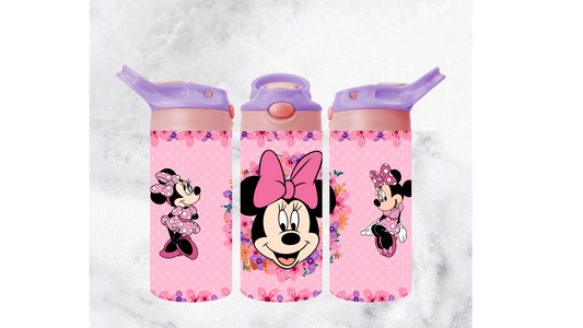 12oz Kids Water Bottle | Mouse with Big Bow