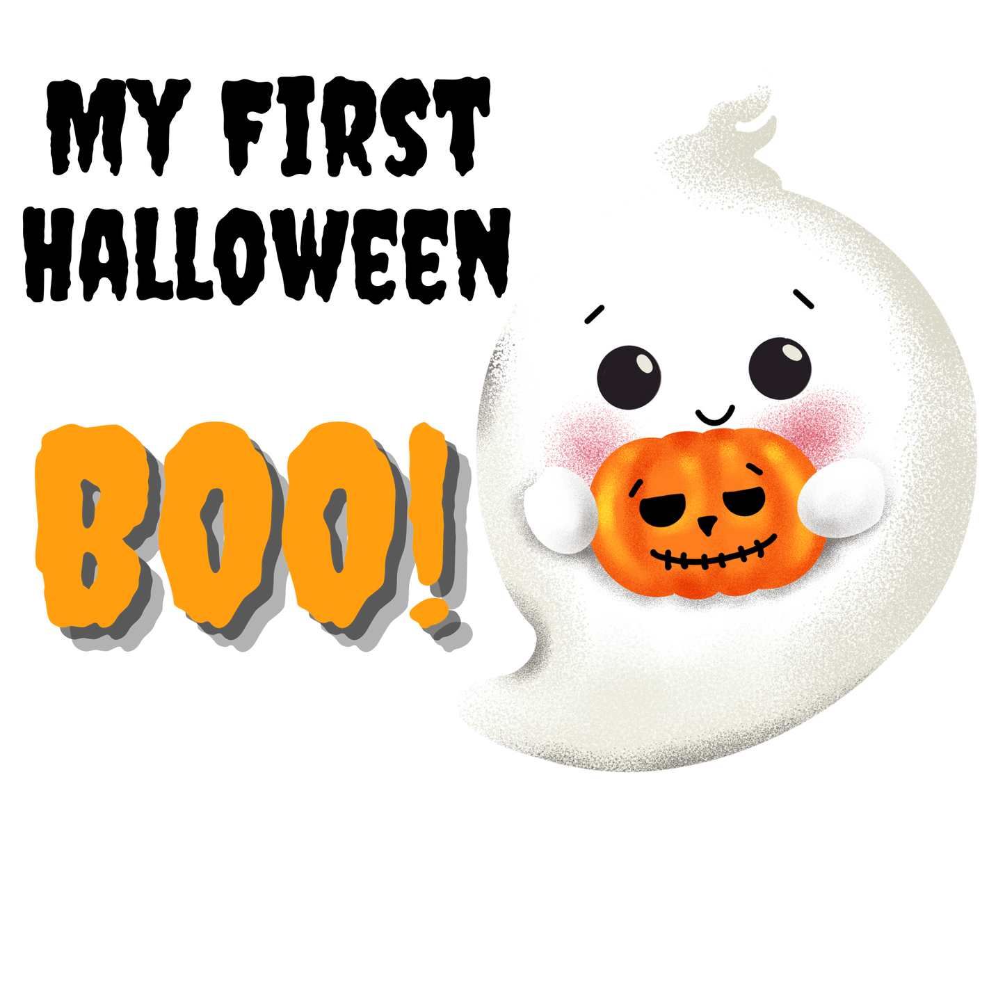 My First Halloween BOO Ghost Onesie